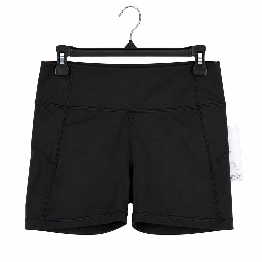 Athleta Velocity Short 3 Black Mid Rise Running Training Shorts Size M NWT